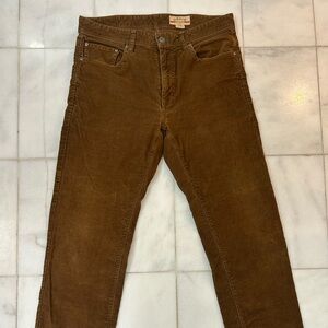 Orvis Men's Tan Corduroy Pants 34 x 30